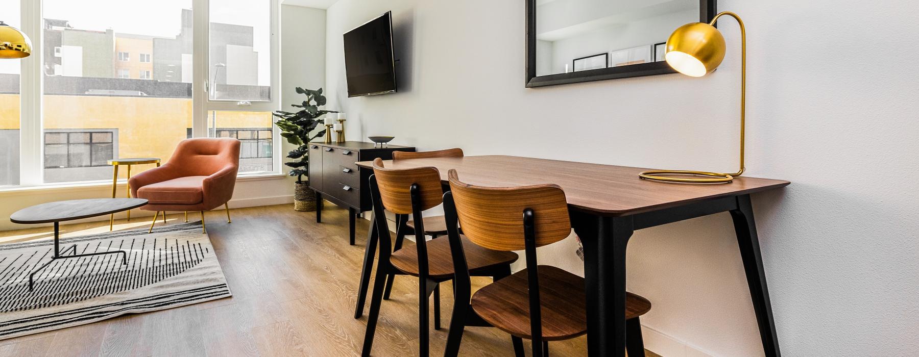 study space in living room